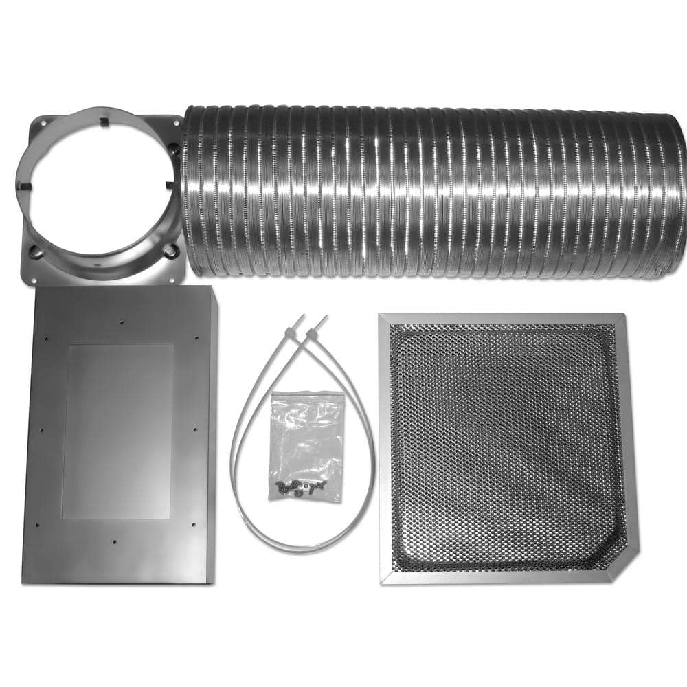 Ancona Non-Ducted Recirculation Kit for Glass Canopy Islands Models AN-1412 and AN-1460, Sliver -  PRH-0529