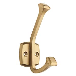 4-3/8 in. Champagne Bronze Beveled Square Wall Hook