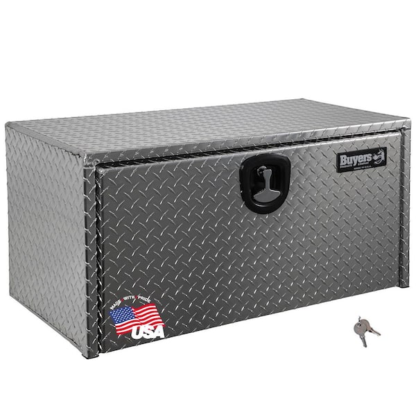 Buyers Products Company 24 in. x 24 in. x 36 in. Diamond Plate Tread Aluminum Underbody Truck Tool Box