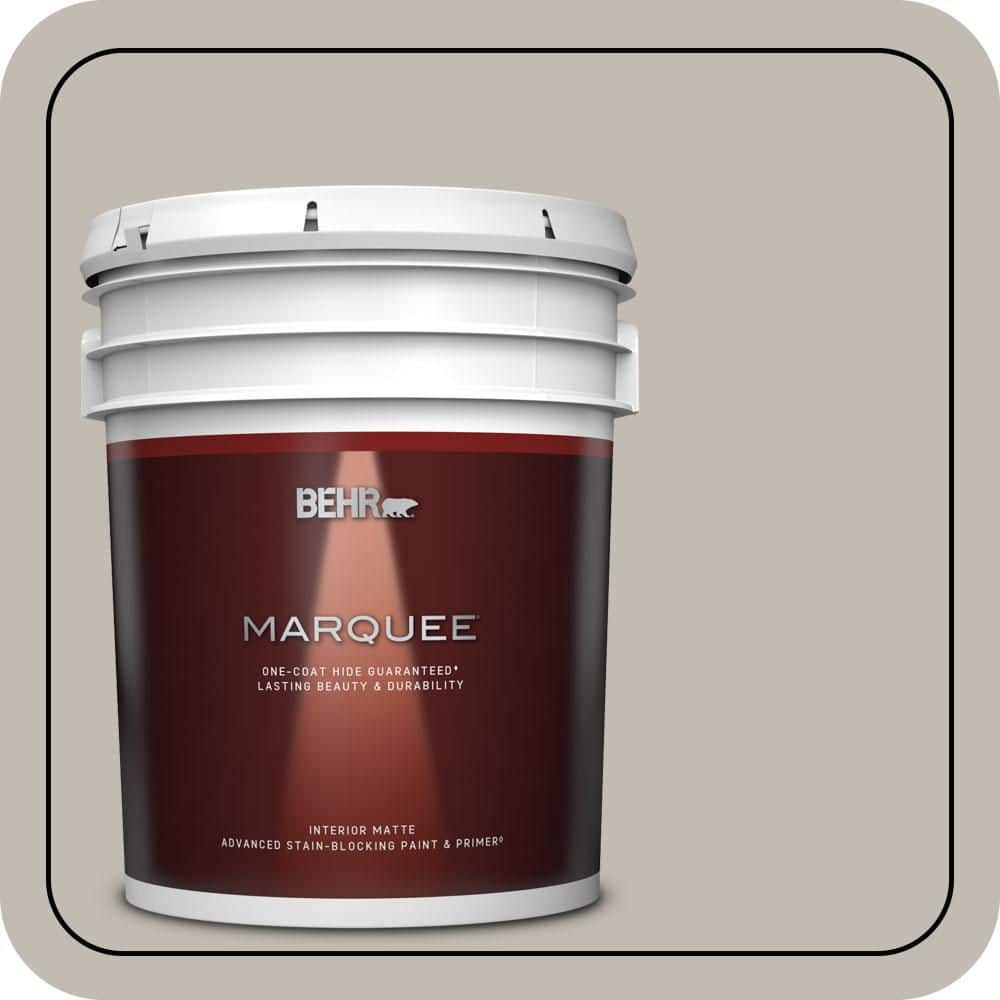 5 gal. #QE-57 Warm Ash Matte Interior Paint & Primer price history on PriceWatchPro
