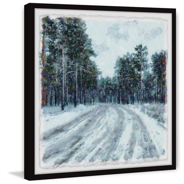 The Color of Winter by Marmont Hill Framed Nature Art Print 12 in. x 12  in. .