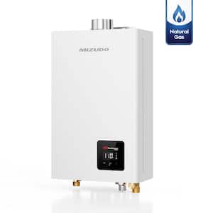 Comfortech Classic 80,000 BTU, Max 3.6 GPM Natural Gas Tankless Water Heater, 120V AC Indoor, CSA Certified, White