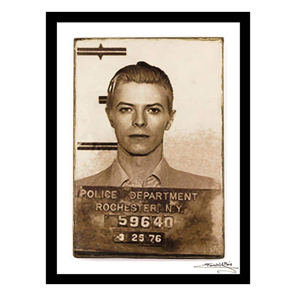 VENICE BEACH Collections David Bowie 1976 Mugshot by Unknown