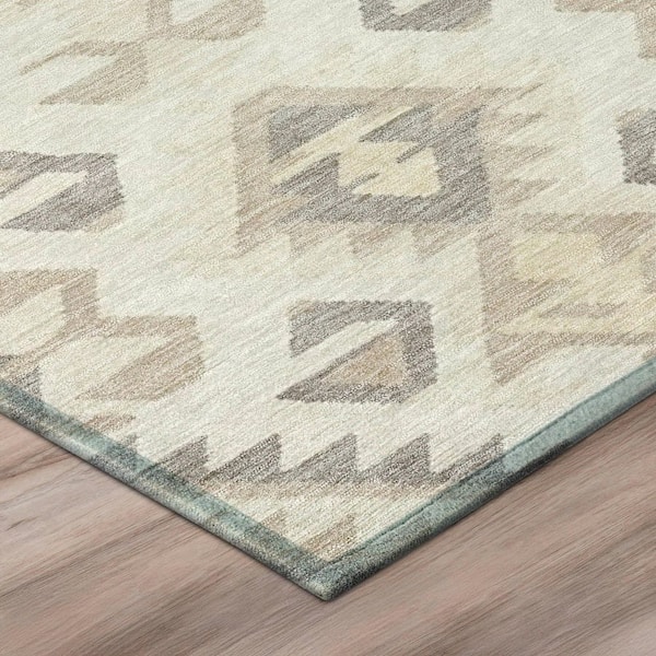 Chantille Machine Washable Indoor/Outdoor Abstract ACN2959 Cream 10 ft. x 14 ft. Area Rug
