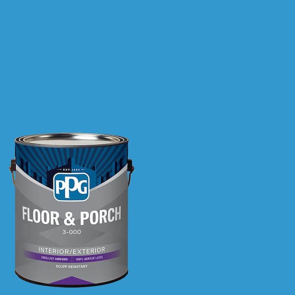 PPG 1 gal. PPG1240-5 Sorcerer Satin Interior/Exterior Floor and Porch Paint