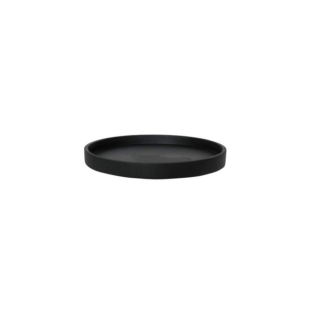 21.65 in. L  Black Planter Saucer- made of Fiberstone, Extra Small price history on PriceWatchPro