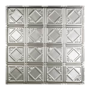 Ludington 2 ft. x 2 ft. Nail Up Metal Ceiling Tile in Unfinished (Case of 5)