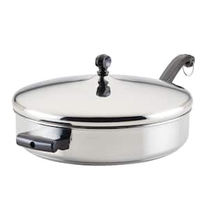 Classic Series 4.5 qt. Stainless Steel Nonstick Saute Pan with Lid