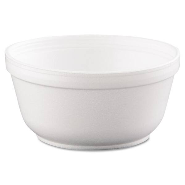 Styrofoam White 16oz Bowls 100 Pack 