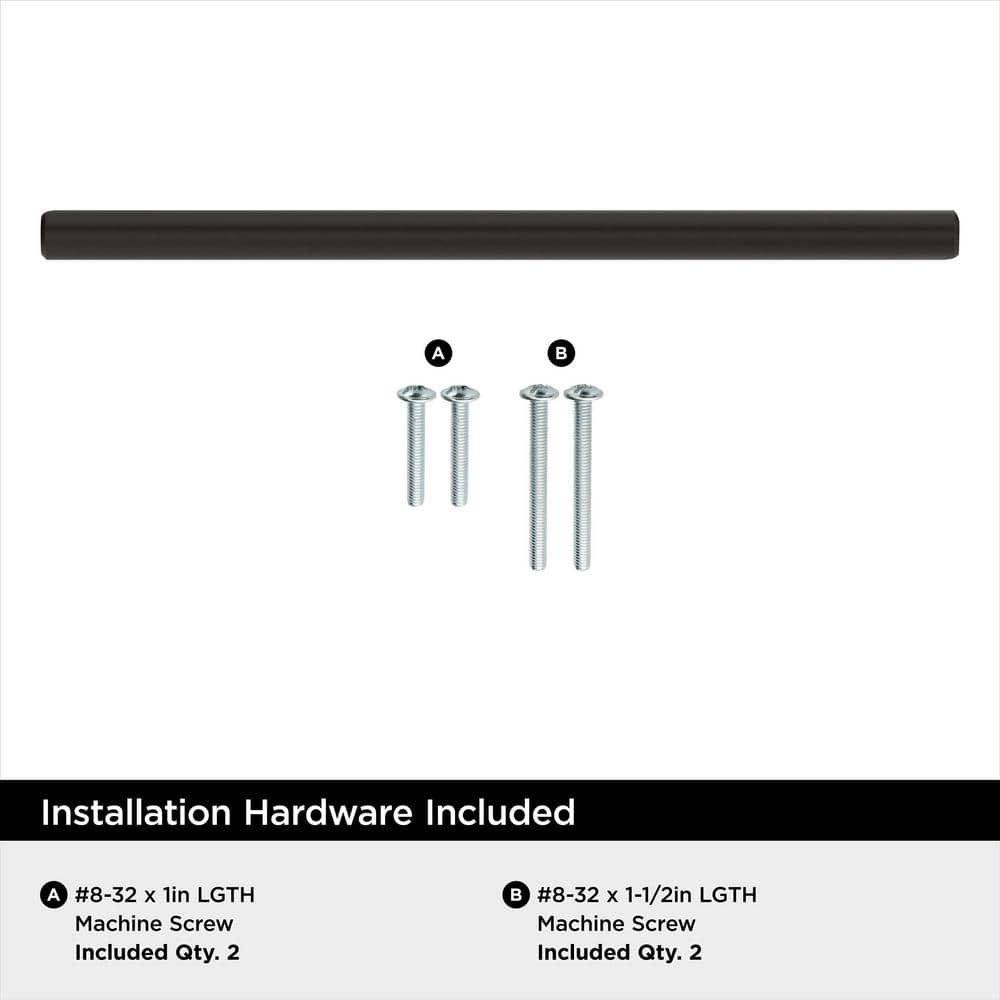 Oil-Rubbed Bronze 6-5/16 inch Modern Bar Cabinet Pull