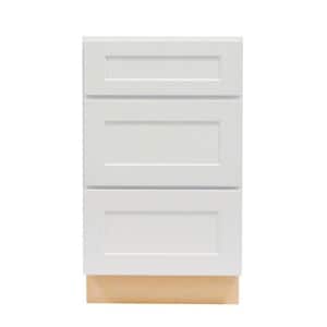 Liberty 18 in. W x 21 in. D x 34.5 in. H Drawer Base Bath Vanity Cabinet Only in White