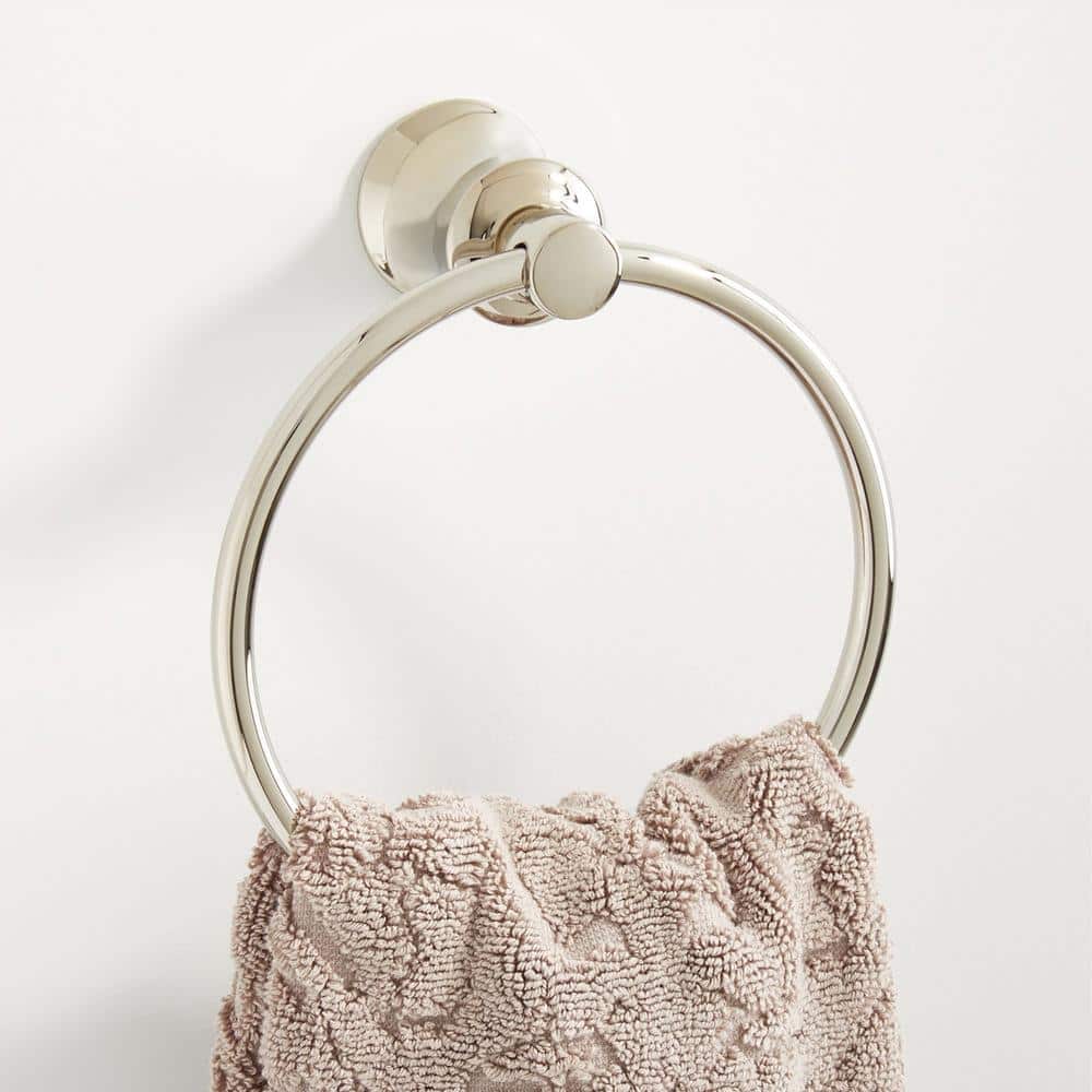 Pendleton Wall Mounted Towel Rings in Polished Nickel price history on PriceWatchPro