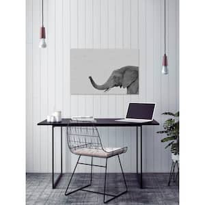 40 in. H x 60 in. W "Side Elephant II" by Marmont Hill Framed Canvas Wall Art