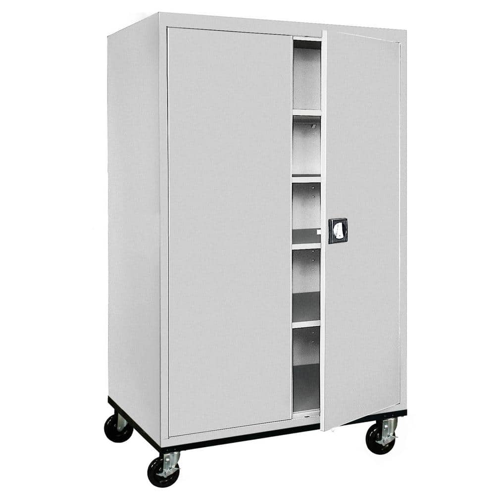 Transport Series (46 in. W x 78 in. H x 24 in. D) Freestanding Cabinet in Dove Gray price history on PriceWatchPro