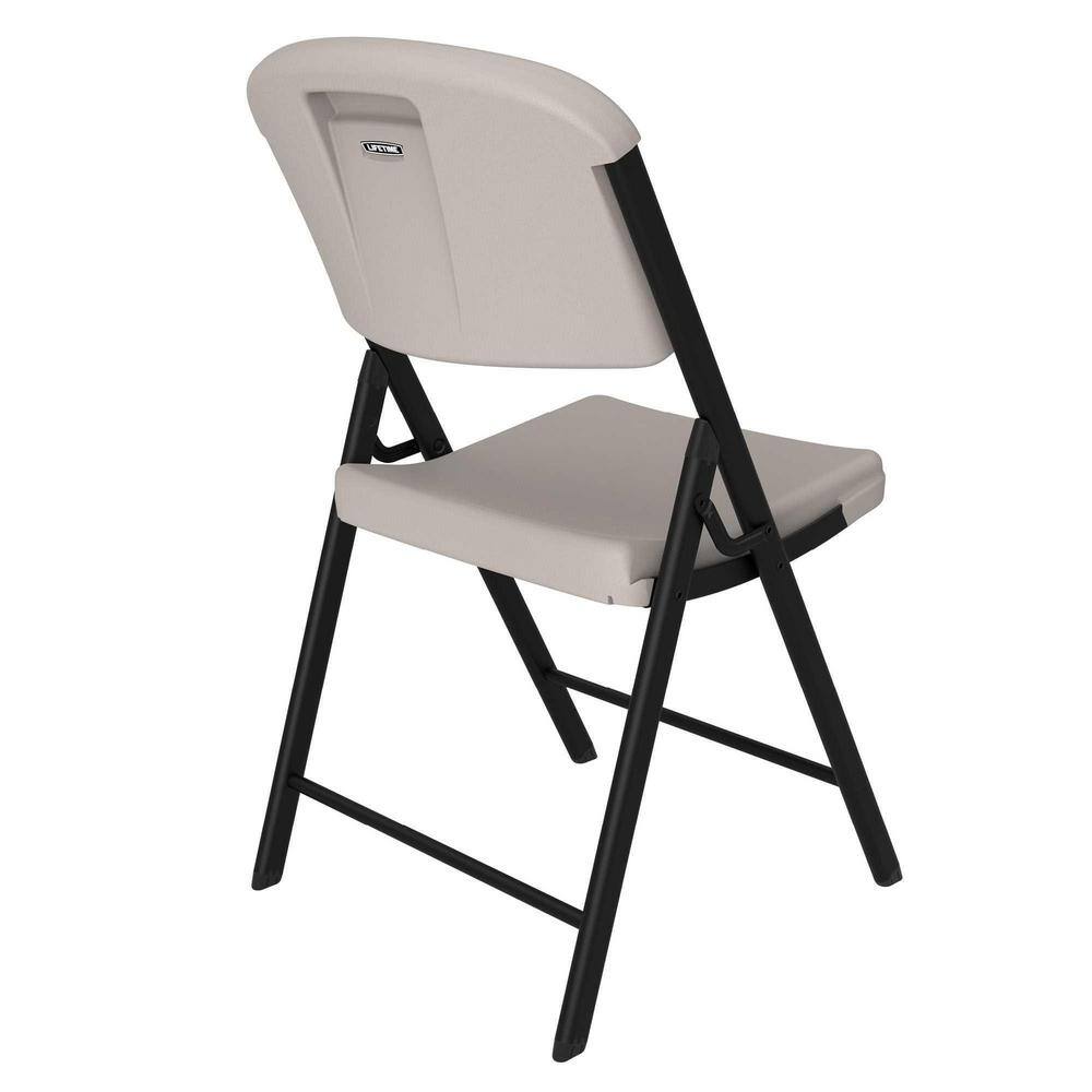 Putty Polyethylene and Steel Indoor/Outdoor Folding Chair Set