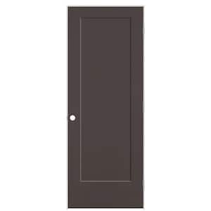 30 in. x 80 in. 1-Panel Lincoln Park Left-Hand Hollow Core Willow Wood Molded Composite Single Prehung Interior Door