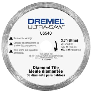 Ultra-Saw US540 3.5" Diamond Tile Cutting Wheel