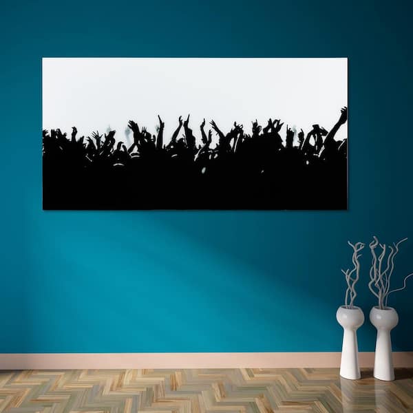 Empire Art Direct "Let's Party" Frameless Free Floating Tempered Art Glass by EAD Art Coop Wall Art