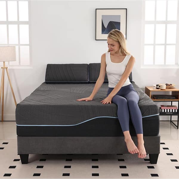 Ego Platinum California King Firm Copper Gel Memory Foam 14 in. Bed-in-a-Box Mattress