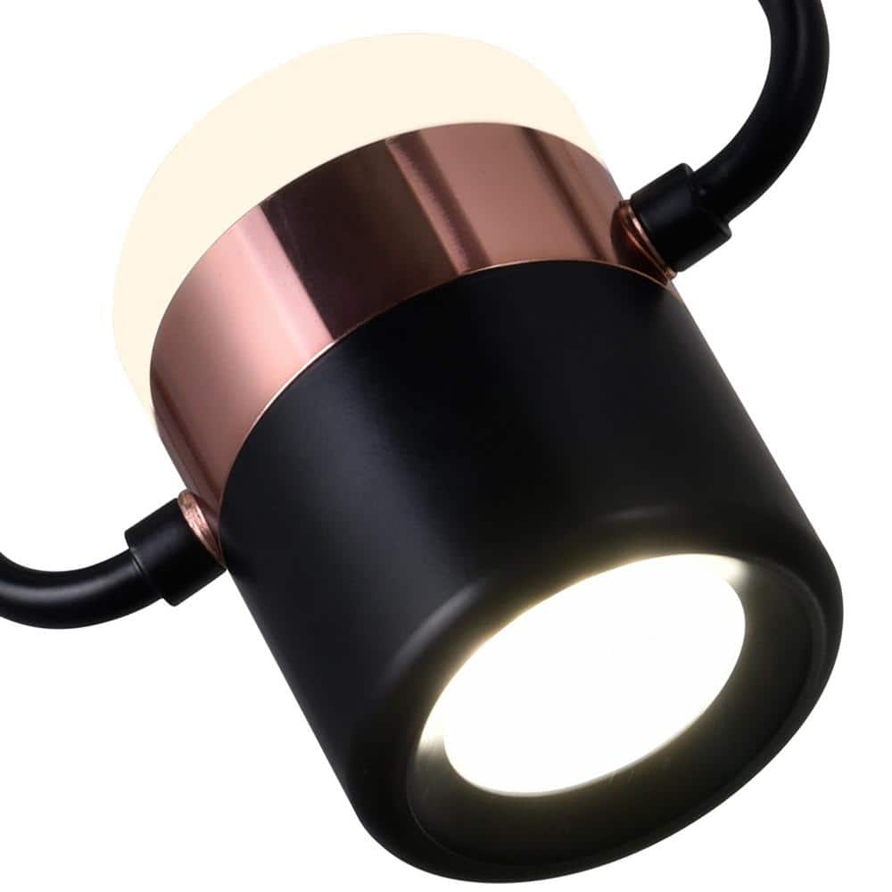 Black Glass LED Mini Pendant Light