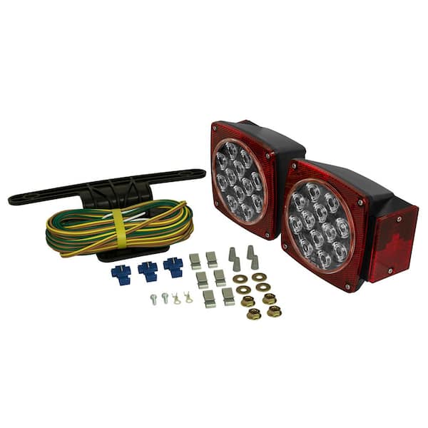 Blazer International LED Clear Lens Submersible Trailer Light Kit