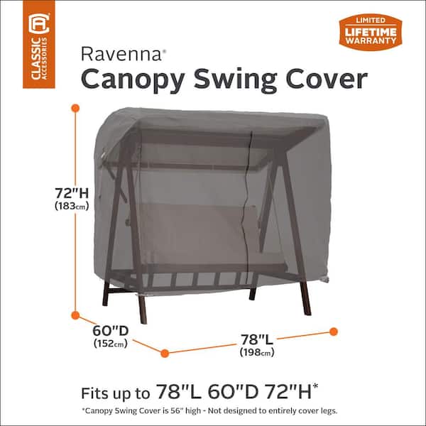 Classic Accessories Ravenna Canopy, Ravenna Patio Canopy Swing Cover