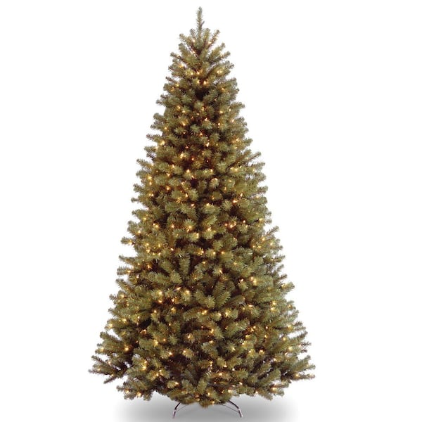 National Tree Company 7 ft. North Valley Spruce Hinged Tree with 700 Clear Lights