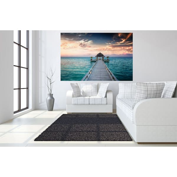 Classy Art 1-Piece Unframed Abstract Graphic Art 40 in. x 60 in