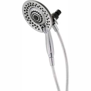 In2ition Two-in-One 5-Spray 6.8 in. Dual Wall Mount Fixed and Handheld Shower Head in Chrome