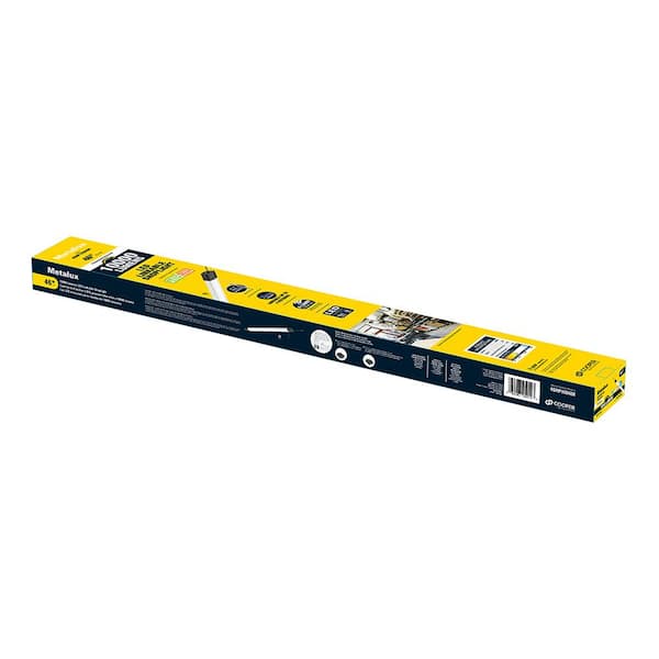 SHP 46 in. 128-Watt Equivalent, 10000-Lumens Integrated LED, White Shop Light, 4000K CCT