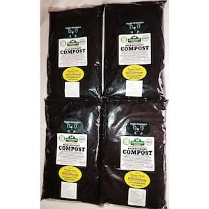 4 Count, 5 lbs. Bags of Organic Compost 100% Pure Worm Castings and Organic Alfalfa Soil Amendment 1 Bag Makes 20 lbs.