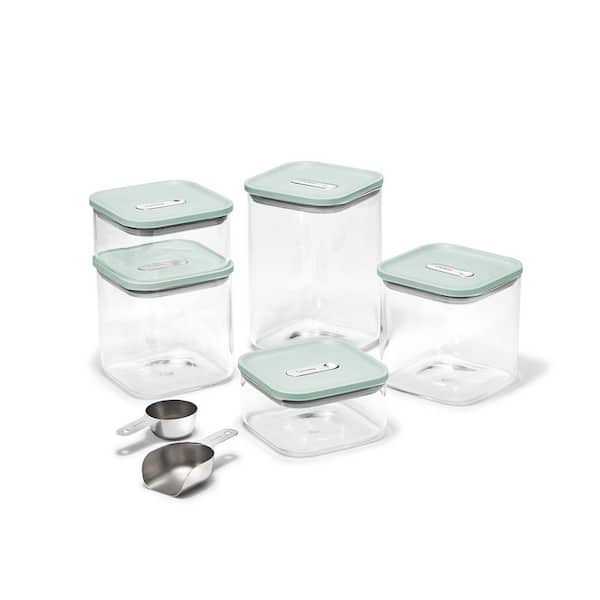 14-piece Mist Glass Airtight Container Set