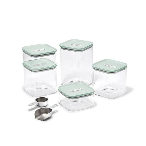 14-piece Mist Glass Airtight Container Set
