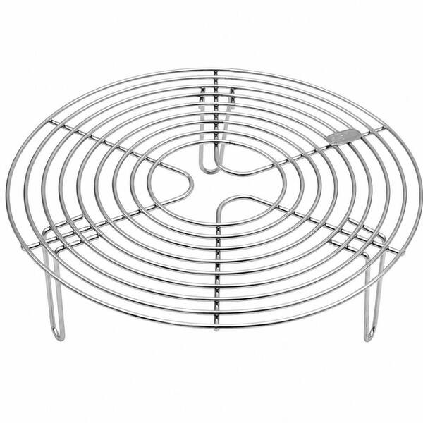 9.5 in. Round Wire Steamer Rack, Stainless Steel Cooling Rack, Pot Trivet, Cooking Rack for Baking