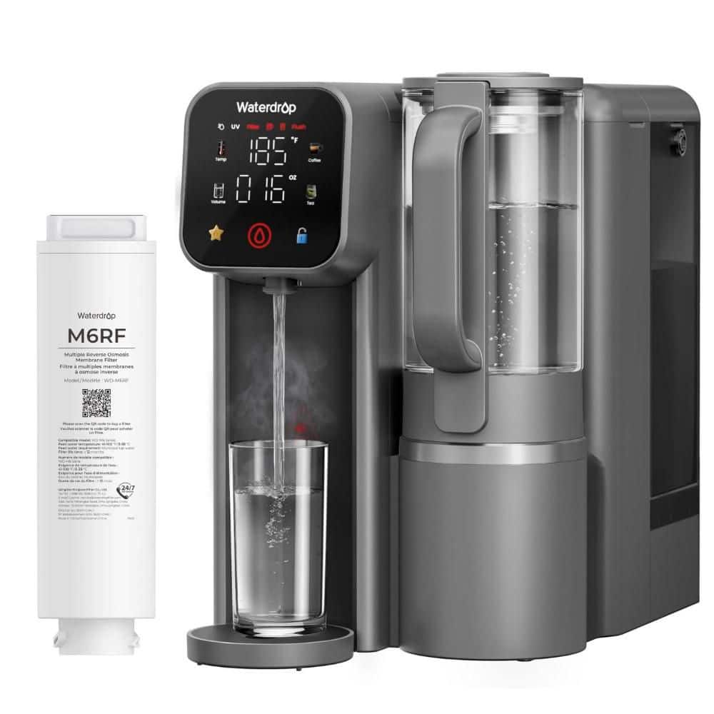 M6H Instant Hot Reverse Osmosis System Countertop Water Filter 7-Stage, NSF/ANSI 58 and 372 Certified, EXTRA M6RF Filter price history on PriceWatchPro