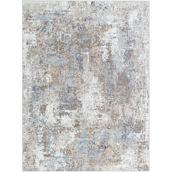 Livabliss Mood Gray Rustic 5 ft. x 7 ft. Indoor Area Rug