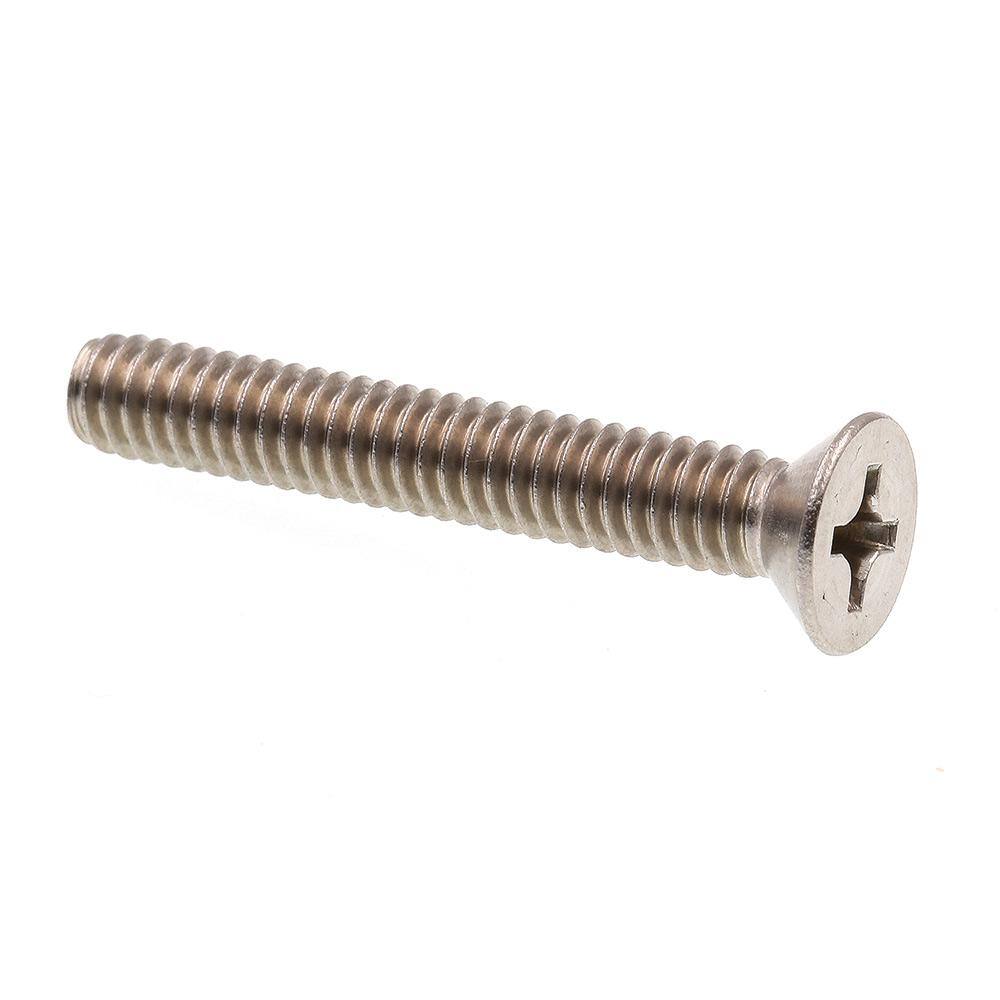 Prime-Line 1/4 in.-20 x 1-3/4 in. Grade 18-8 Stainless Steel Phillips ...