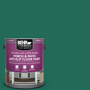 1 gal. #S-H-480 Forest Rain Textured Low-Lustre Enamel Interior/Exterior Porch and Patio Anti-Slip Floor Paint