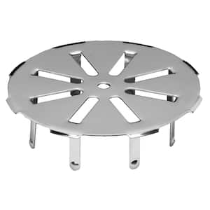 3 in. Round Push-In Stainless Steel Shower Drain Cover