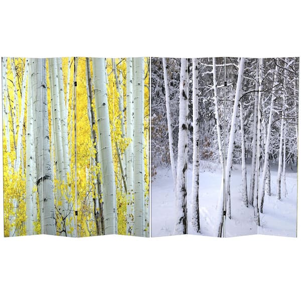 6 ft. Printed 4-Panel Room Divider