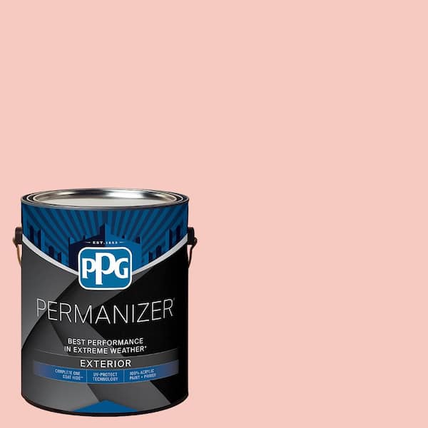 1 gal. PPG1189-3 Rose Pink Semi-Gloss Exterior Paint