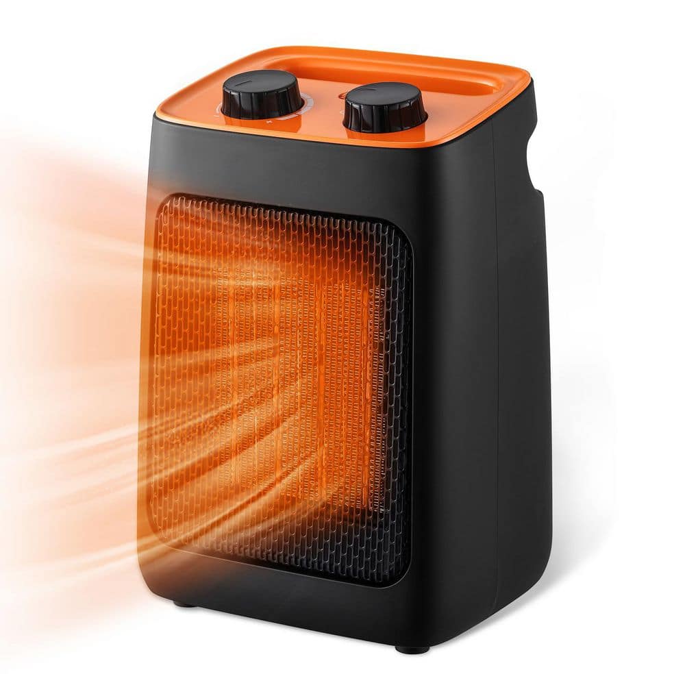 Portable Space Heater with Thermostat 1500W PTC Ceramic Indoor Office Heater, 3 Modes, Fast Heating, ETL price history on PriceWatchPro