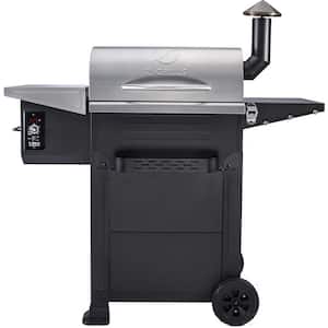 573 sq. in. Pellet Grill and Smoker in Stainless Steel