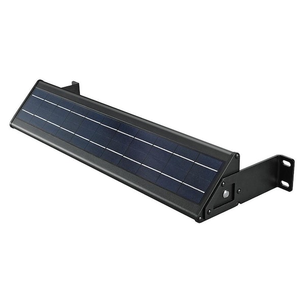 BEYOND LED TECHNOLOGY Solar 20-Watt 2000 Lumens 5000K Black Sign Triangle LED Spotlight