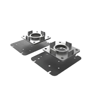 4 in. Standard Base Kit Includes 1 Bottom and 1 Top Mounting Plate