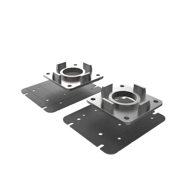 Barrette Outdoor Living 4 in. Standard Base Kit Includes 1 Bottom and 1 Top Mounting Plate