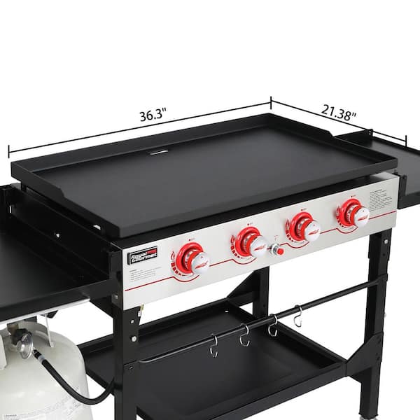 Royal Gourmet 4-Burner Flat Top Gas Grill, 36 in. Propane Griddle