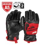 XX-Large Level 5 Cut Resistant Goatskin Leather Impact Gloves