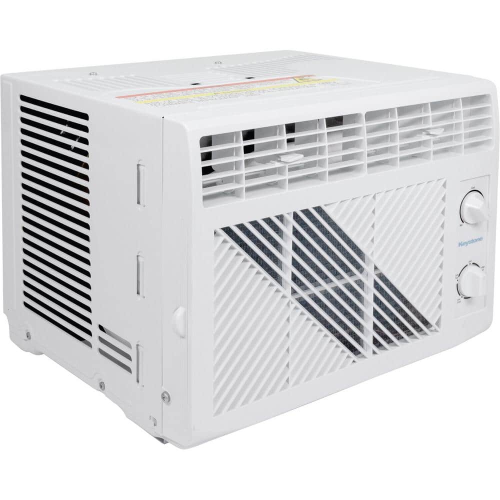 Keystone 5,050 BTU White Window Mounted Air Conditioner with Sleep Mode
