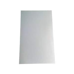 106 in. x 23.6 in. x 0.3 in. Metallic Look Wall Panel Board in Mill Silver Color (Set of 2-Piece)